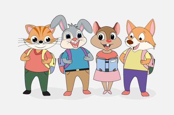 Animal School Graphics and Illustrations Review