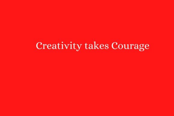 Creativity Take Courage: Bold Graphics for Crafts