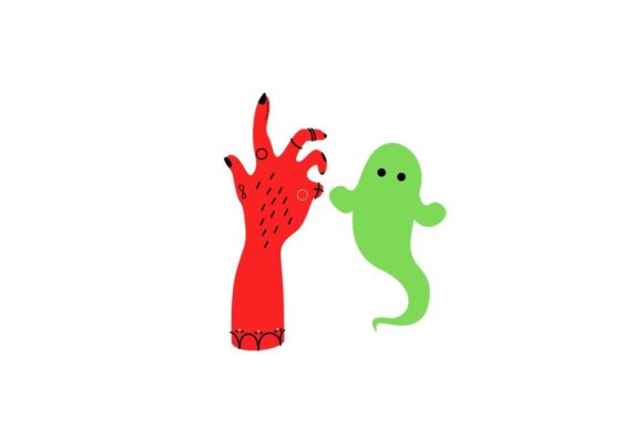 Green Ghost Red Hand Graphics & Crafts Review
