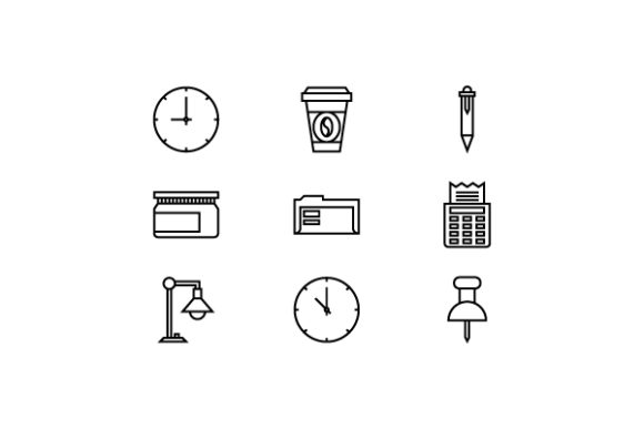 School Line Icon: Graphics & Icons Review