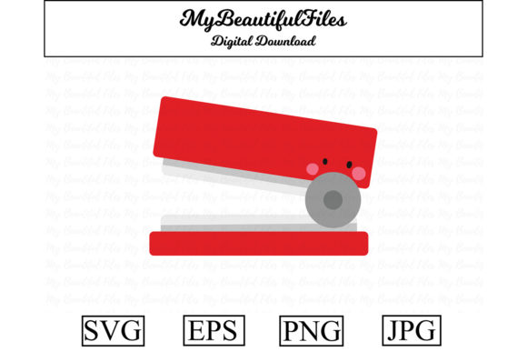 School Stampler Kawaii Clipart: Graphics & Illustrations