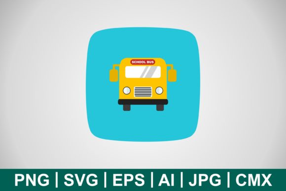 Vector School Bus Icon: Graphics & Icons Review