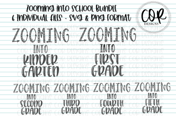 Zooming into School Bundle: Graphics for Crafts